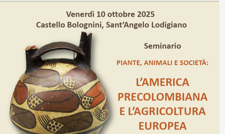 Piante, Animali e Società: l'America precolombiana e l'agricoltura europea